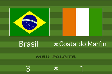 Brasil X Costa do Marfim