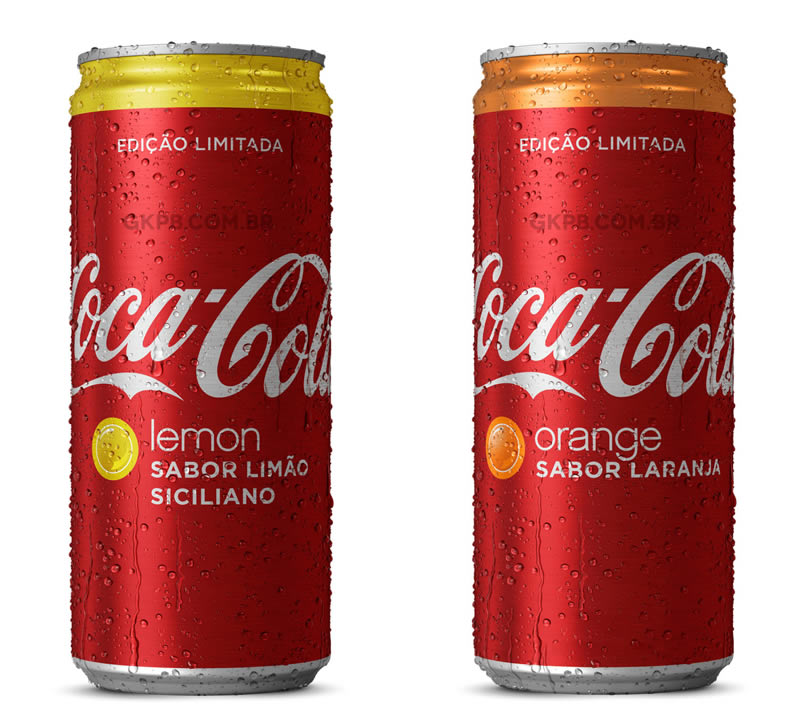 Coca-Cola Laranja e Coca-Cola Limão Siciliano  chegam ao mercado brasileiro