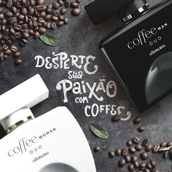 Coffee Duo, novas fragrâncias de Oboticário para despertar a paixão