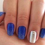 Esmalte da Semana: Azul com prata
